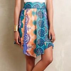 Anthropologie skirt 2015. In Paris. Silk. mandara